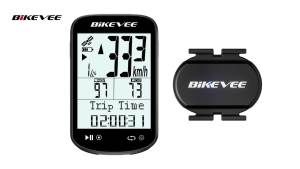 2.6-inch Large Screen Bluetooth/ANT+ Wireless GPS Bike Cycling Computer with Speed Cadence Sensor Bicycle Speedometer Odometer
