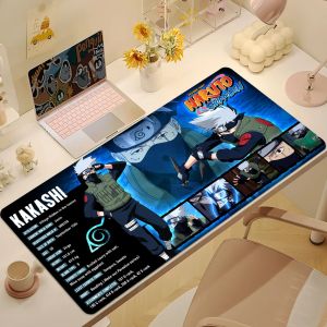 Bandai | N-Naruto Anime Mouse Pad Non-slip Thickened MousePad Large Writing Lockedge Gaming Cushion Office Student