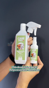 Pets Deodorizing Spray Care Pro+ Pet Removal Deodorant Spray Spray Hilang Bau Busuk Kucing 100ML & 500ML 宠物除臭剂/猫狗除臭喷雾