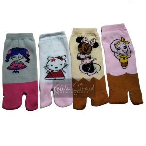 Kaos Kaki Anak Jempol TkSd CeweCowo motif  karakter 1 lusin