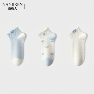 Nanjiren | Summer Lace Trim Seamless Cotton Socks