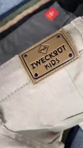 Celana Panjang Chino Anak Laki - Laki Usia 0 - 12 Tahun Slim Fit Cream