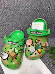 Dép Cross Minecraft cho bé trai HannaKids Sục Cros cho nam người lớn trẻ em giày xục Clog Kid hàng xuất khẩu cao cấp