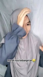 Hijab BERGO MALAY Instant Jilbab Khimar Daisy JERSEY Premium Basic / PROMO !! / Bisa COD