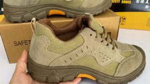 {MŨI THÉP- ĐẾ KEVLAR}Giày Bảo Hộ Lao Động Nam Da Bò Thời Trang Thể Thao Nhẹ Bền Đẹp Mũi Sắt Chống Đinh Va Đập Trơn Trượt-099-Giày Công Trình- TẶNG KÈM LÓT GIÀY