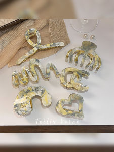 High Quality Acetate Hair Claw Clip Womens New 2025 Luxury Sensation Shark Bite Hair Accessories Hair Decorations Korean Style