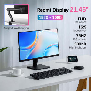 Xiaomi Redmi Widescreen LED Monitor 21.45 Inch Super Slim Display Monitor IPS 75Hz Refresh Rate 1080P Full HD Gaming Monitor Display for PC Computer