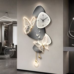 RUIBAHAO | Luxury Hall Decorative Clock Hanging Picture