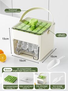 DEMING | Food-Grade Easy-Release Ice Cube Mold