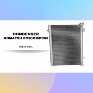 แผงแอร์รังผึ้ง คอยล์ร้อน เอสเค60 โคมัตสุ PC30MR PC45 CD0209 KOBELCO SK60 KOMATSU PC30MR PC45