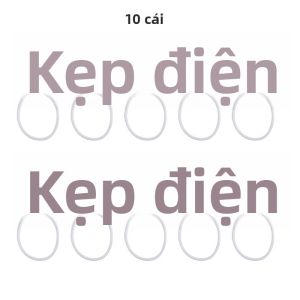 Dây Dẫn Điện Cực Máy Mát Xa Kỹ Thuật Số TENS Có Kẹp Tai 16cm Cáp Kết Nối Bằng Nhựa Dùng Cho Massage Toàn Thân Hỗ Trợ Giấc Ngủ