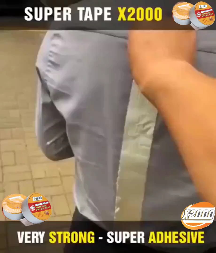Aluminum Foil TapeWaterproof TapeLeak-Proof Strong Sticky Self-AdhesiveRoof Waterproof Leak