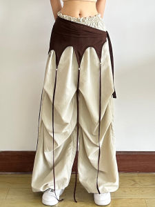 Váy Midi Cạp Thấp Không Tay Dáng Chữ a Họa Tiết Sọc Cổ Điển Phong Cách Đường Phố Mỹ Jazz High Street Váy Xếp Nếp