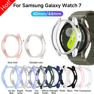 PC Case for Samsung Galaxy Watch 7 40mm 44mm Matte Cover Protective Hollow Bumper Shell for Galaxy Watch 7 Smartwatch Accessorie
