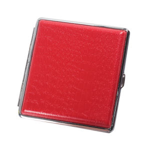 Leather patterned plastic cigarette box moisture-proof and pressure resistant portable cigarette holder