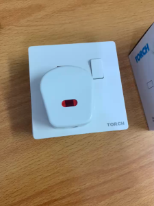 TORCH SET Stop Kontak AC + Steker AC / Colokan FUSED Plug Kaki 3 Pin Kaki Kuningan Inbow Outbow Murah SNI 13A 250V Merk TORCH