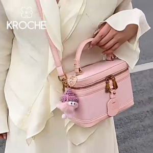 Kroche - [Free Gantungan] Avery Tas Selempang Wanita Import Tas Wanita Terbaru 2025 Mini Hand Bag Shoulder Bag