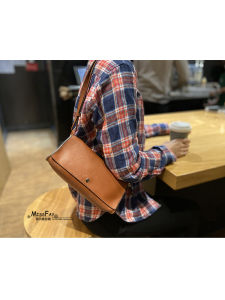 Leather Handbag Soft Leather Casual Single Shoulder Slant Cross Mini Bag Handmade Genuine Leather Mobile Phone Bag for Women