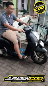 Pijakan Kaki Depan Honda Beat Karbu 2007-2012 Model Slim Flatbar Fullset Siap Pakai Bahan Tebal