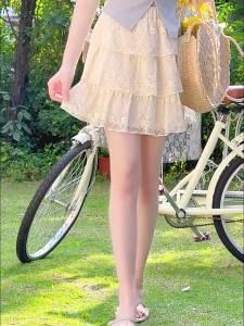 HEYINI | Đầm Voan Ren Ngọt Ngào Mới Hè Xòe