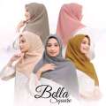 Hijab Bella Square Premium Segi Empat/Kerudung Segi Empat Bella Square Premium. 