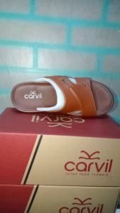 Sandal Pria Carvil Cristiano 01 Brown