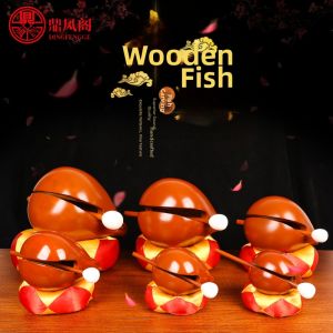 DINGFENGGE | Buddhist Prayer Beads Wood Carving Decor for Meditation