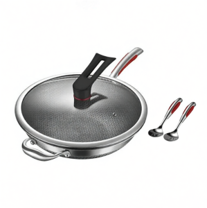 Non-stick No Coating Smokeless Honeycomb Frying Pan