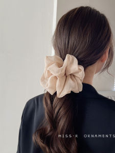 High-End Silk Yarn Hair Ties for Women 2023 New Style Rubber Band Hair Accessories Original Design Non-Tessellated