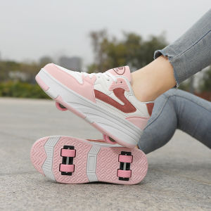 4-Wheel Convertible Roller Skates for Kids Youth