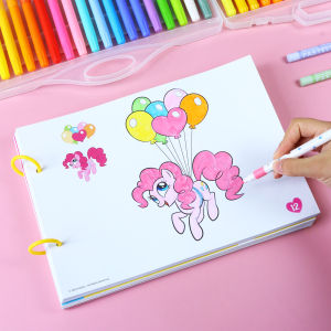 Pony Princess Coloring Book for Girls 3-6 Years Old