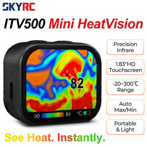 SkyRC Thermal Imager Mini HeatVision ITV500 Infrared Temperature Imager with Touchscreen for RC Motor ESC Battery Monitoring
