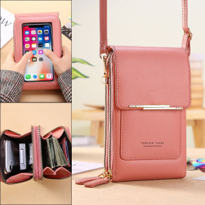 2024 New Touchscreen Womens Crossbody Phone Bag Fashionable All-Season Single Shoulder Wallet Versatile High-End Sensation