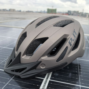 PJT Matte Cycling Helmet In-Mold Ultralight MTB Road Bike Helmet Men Women Cycling Safety Cap With Sun Visor Bicycel Helmet