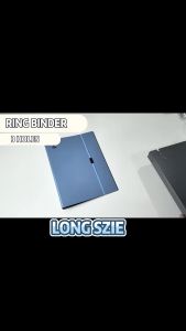 Ring Binder Folder Long File Folder Organizer Thickened Binder Cover 3 Holes Ring Binder Office Supplies