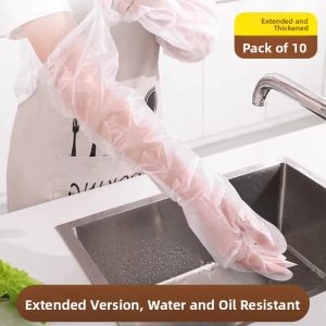 AIRUCHU | Disposable Long Arm Gloves for Kitchen Cleaning and Dishwashing