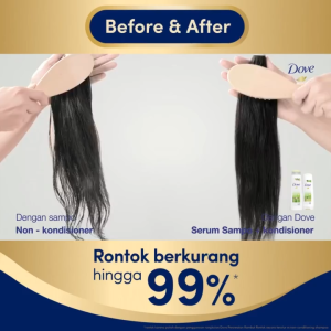 Dove Serum Shampoo Perawatan Rambut Rontok 900ml x3
