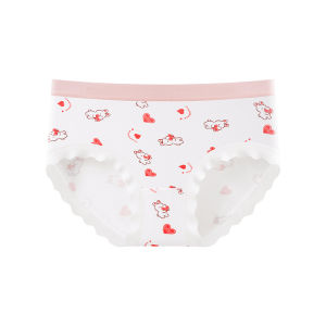 Miiow | Cat Girl Childrens Underwear Modal Triangle Shorts Thin Summer Style Girls Mid Waist Cotton Lined Ultra Soft Innerwear