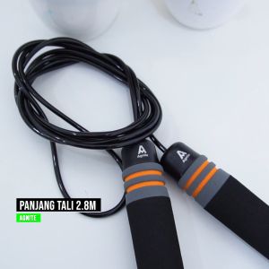 Agnite Jump Rope / Tali Skipping Adjustable 2.8 M Wire Steel Rope ER030