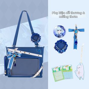 The Junco | Túi Đeo Chéo Dung Lượng Lớn Màu Xanh Làm Quà Sinh Nhật cho Otaku