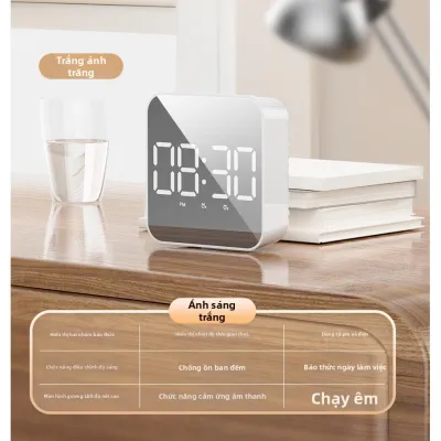 QIANZUO | Đồng Hồ Nhiệt Kế Số Đa Năng LED Sáng Tạo Đơn Giản
