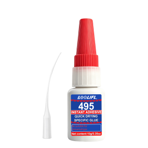 LOOLIFL 495 Super Glue 10Pcs 10g Cyanoacrylate Adhesive Fast Dry Strong Bond for Metal Plastic Ceramic Rubber Repair DIY Crafts