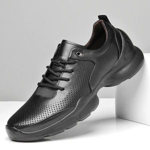 NUDANLAI | Breathable Business Casual Leather Shoes for Summer