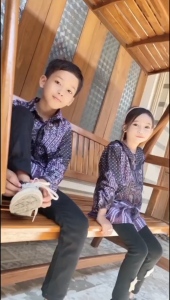 Kemeja Batik Anak Laki Laki Lengan Panjang Usia 2-15 Tahun Model Terbaru