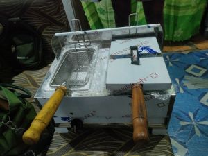 Double Deep Fryer Small for Fries hotdog and etc.