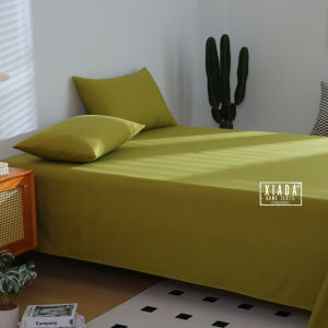 Ultra Soft 100% Pure Cotton Washed Bed Sheet Single Piece Solid Color Duvet Cover Pillowcase Bedding Accessories
