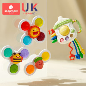 KESCOORL | Finger Coordination Pull Toy Educational Rattle