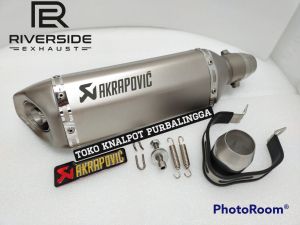 knalpot import Taiwan AKRAPOVIC SLIP ON NINJA 250 FI NEW OLD KARBU RR MONO CBR250R CBR150R R15 R25 MT25 Z250 CBR250RR CB150R GSX VIXION ADV XMAX BYSON XSR TIGER SATRIA SONIC MX KING NMAX PCX ADV xmax XSR GTR mx king knalpot racing ninja 250 knalpot nmax