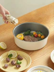 KIMS COOK | Non-Stick Flat Bottom Ceramic Frying Pan Set Oven & Dishwasher Safe
