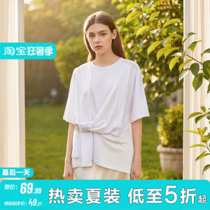 Casual Slim Pure Color Loose Breathable T-Shirt